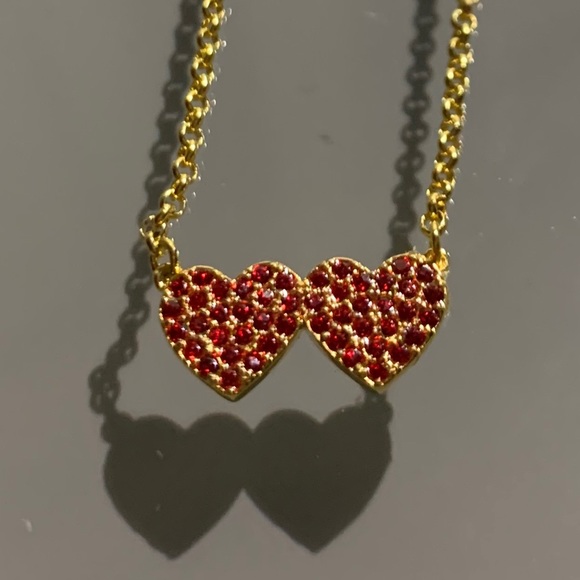 Kate Spade♠️NY yours truly pave ❤️pendant necklace - Picture 4 of 9